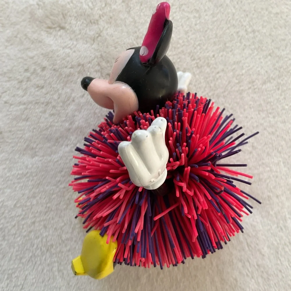 Vintage 90s Disney Minnie Mouse Koosh Toy Figure